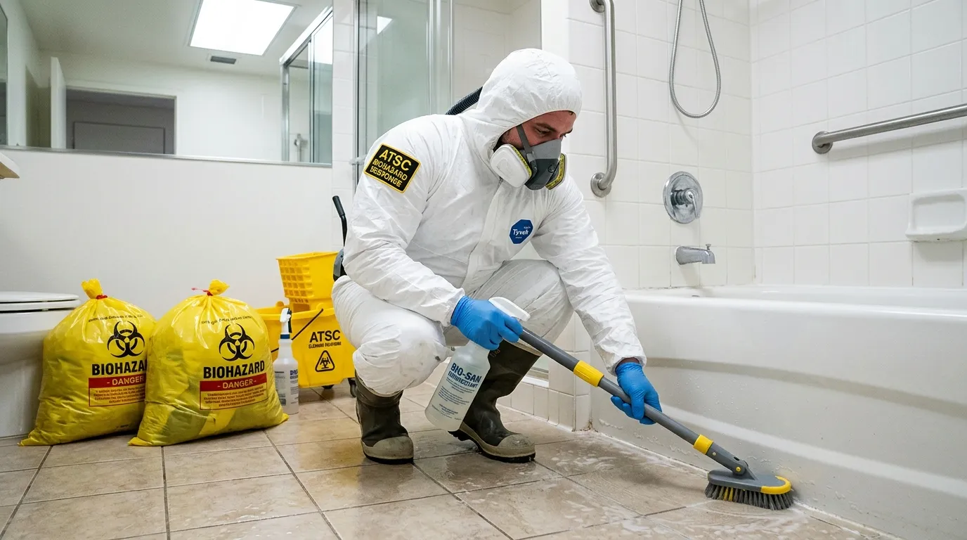 Decontamination equipment deployed for Blood Cleanup in Gardner